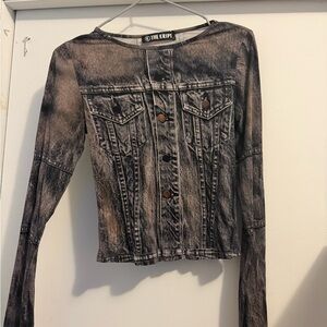 THE KRIPT denim look top